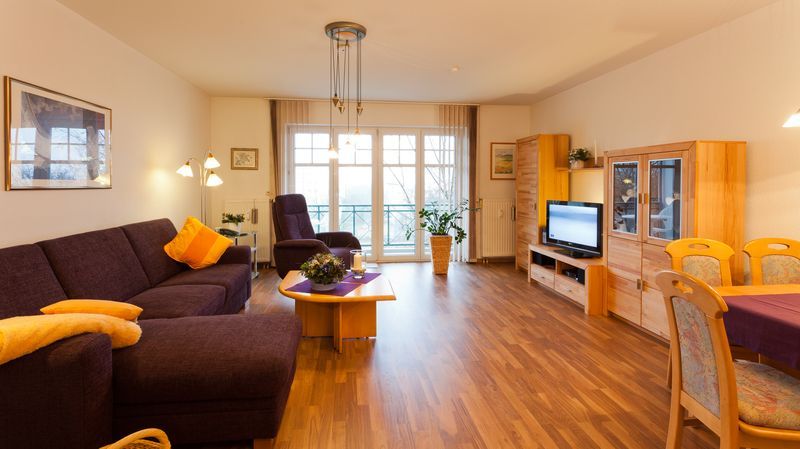 Blick in das Wohnzimmer